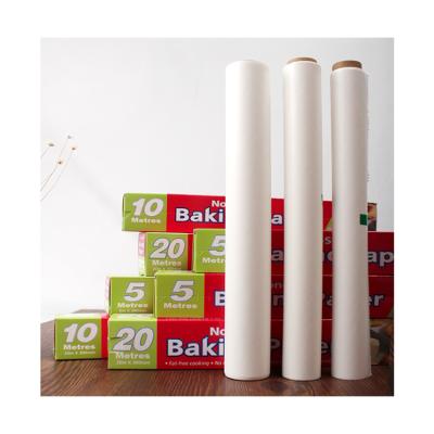 China Food Grade Oil / Water / Stick / Sustainable Food Grade Scorch Proof And Environmentally Friendly White Roll Molds Baking Paper for sale