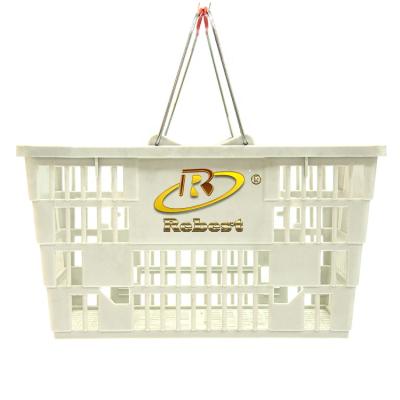 China PP Plastic Logo High Quality Custom Shopping Basket For Store for sale