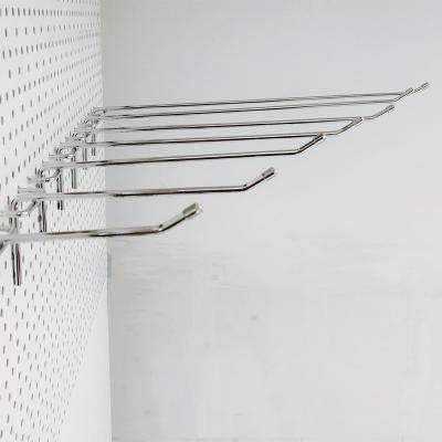 China Supermarket Goods Show Supermarket Wire Single Hook Display Hanging Hook For Pegboard for sale