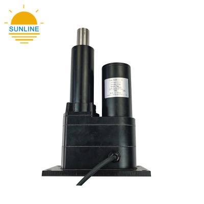 China SLA08 waterproof customizable industrial linear actuator.screw holes at top and iron plates at bottom for sale