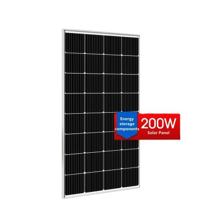 China High Quality Mono Solar Panels 200W Price Portable Solar Power System SKOO Solar Panel Manufacturers Panel Solar Modules for sale