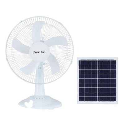 China Hotel Household 12 Inch Rechargeable Floor Fan With Strong Wind Speed ​​Outdoor Fans Solar Powered Brushless Motor for sale