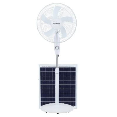 China Wholesale new design household hotel solar fan rechargeable electric fan with lithium battery for sale