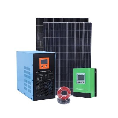 China Good Morden Energy System 5KW Grid Solar Power System Usaging Solar Home Public Energy System for sale