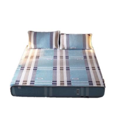 China Flannel Fleece Jacquard Printed Comforter Bedspread For Single Bed Winter Super Soft Touch 90*200cm for sale