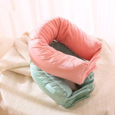 China Anti-pilling portable 3 in 1 fleece pillow cover that folds into pillow travel for sale