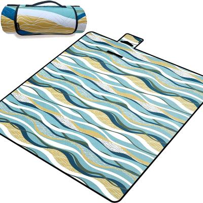 China Outdoor Waterproof Camping Mat Beach Blankets Padded Large Foldable Anti-Pull Picnic And Oversized Blanket For Picnic for sale