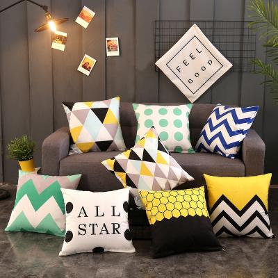 China Comfortable Nordic Fashion Single Sequin Pillow Cushion Covers Decorative Tile Shape for sale