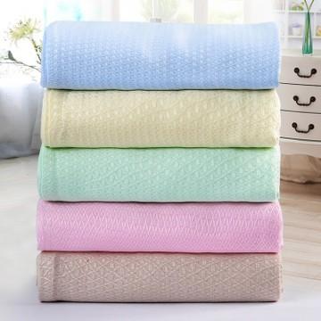 China Air Conditioner PASSION Bamboo Blanket Breathable Fiber Terry Cloth Blanket For Baby Blanket Soft Skin Friendly Comforter Bamboo Fiber Blanket for sale