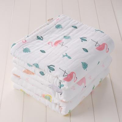 China Anti-pilling Cotton Baby Blanket Skin-Friendly Cartoon Copy Wrap Blanket 2 Layers, 4 Layers 6 Layers Customizable Flannel Blanket for sale