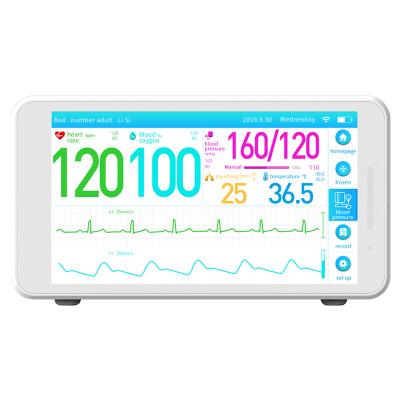 China Ecg Machine Monitor 3 Channel Mini Mobile Handheld Wifi Ecg Support Wifi Connection 5.5 Inch for sale