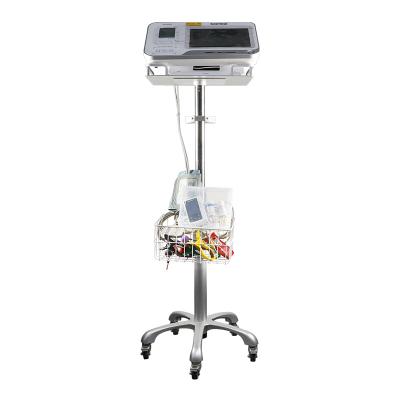 China Portable Hospital Ecg Vital Signs Monitor Stand With Trolley 12 Handle Electrocardiograph Medical Machine Trolley Monitor for sale