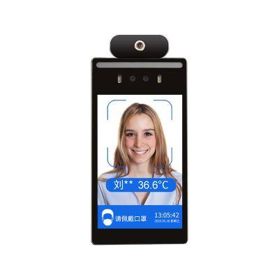 China School+Bank+Office+Restaurants Linux System Facial Biometric Machine Thermal Time Attendance Face Recognition for sale