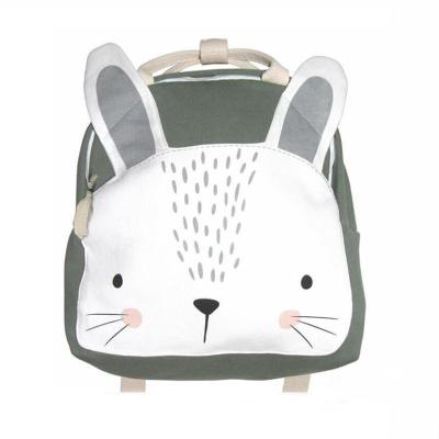 China Hot Selling INS Cotton Eco-friendly Backpack Kids Bag Toy Organizer Backpack for sale