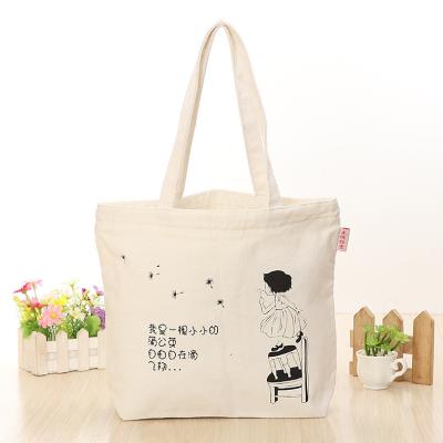 China RFID Customized Logo Printed Cotton Tote Bag Eco Shopping Sling Bag Cheap Canvas Bag for sale