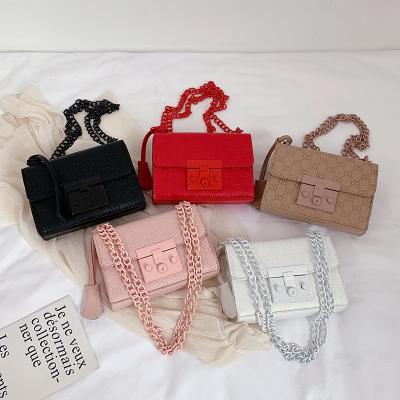 China Fashion Fashion Chain Small Square Bags For Women Designer Bags Women Famous Brands Leather Women Handbag for sale