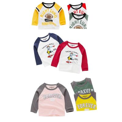 China Breathable Different Baby T-shirt Autumn Style Colorful Baby T-shirt Printing 2021 New Arrival Baby Clothes 100%Cotton for sale