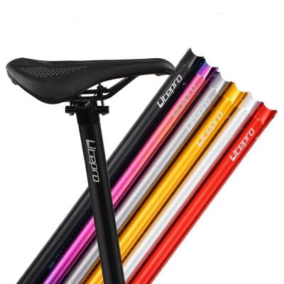 China Lightweight Cycling Accessories Folding Bike Seatpost Lightweight 33.9*600mm Aluminum Alloy Bicycle Seat Post for sale