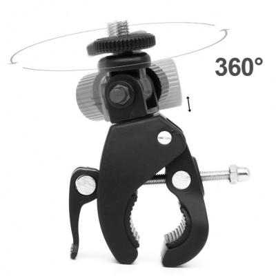 China Adjustable 360 ​​Degree Rotation Sports Camera Accessories O Type Screw Head Mount Tripod Adapter With 1/4