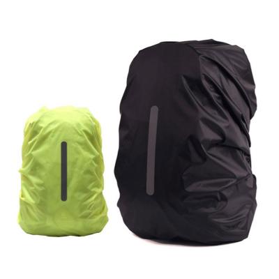 China Night Waterproof Safety Outdoor Sports Bag Raincover Case Recycling Reflective Camping Hiking Hiking Backpack Rain Cover for sale