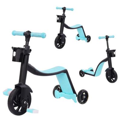 China New design steel baby scooter 3 in 1 for 3 wheel kids tricycle ride on car kids cheap kids scooter for sale for sale