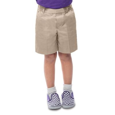 China Promotion School Shorts Summer Breathable/Casual Gently Back Waistband Boys Soft/Breathable/Casual Elastic Knee Length/, Unisex Flat Kindergarten Front Kids Classroom Shorts for sale