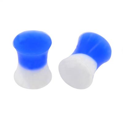 China Magnet Punk Spiral Puncture Fashion Wax Remover Ear Wax Removal Cleaner Measure 26 Mm Silica Gel Ear Plug for sale