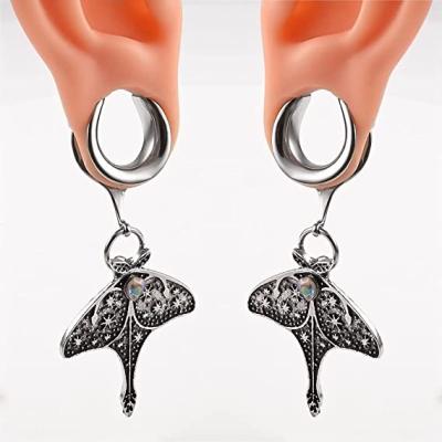 China Wholesale Punk Ear Plug Earring Stainless Steel Piercing Jewelry for sale