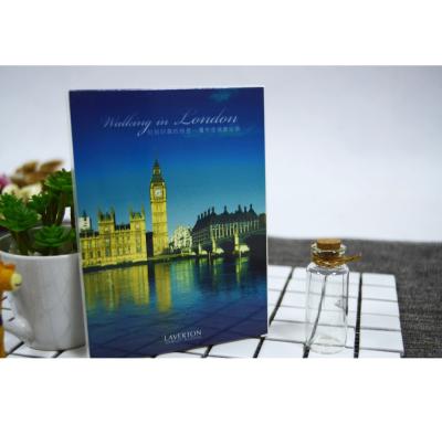 China Custom Printed Postcard Walk in London Travel Attractions Postcard Package Printing for sale