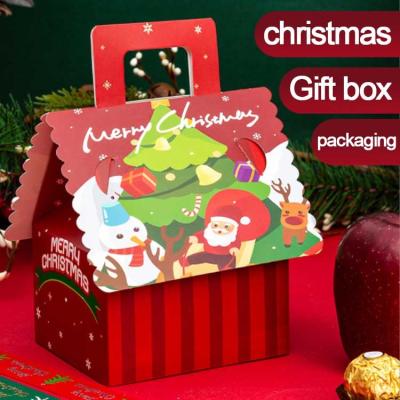 China Advent Calendar Large Empty Cardboard Paper Christmas Gift Box Gray Cardboard Box Eco Friendly Packaging Custom Printing Packaging for sale