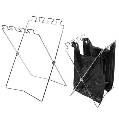 China Minimalist Outdoor Camping Portable Garbage Bag Holder Outdoors Or Home Garbage Rack for sale