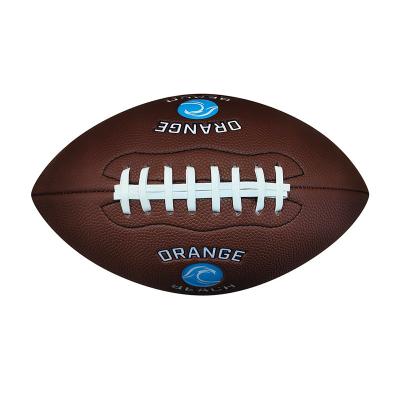 China PU Customized Multiple Color Size 9 Official Machine Sewn PVC American Football Ball for sale