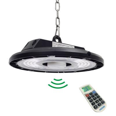 China TUBU 150W Dimmable LED Warehouse UFO Bay Light IP65 for Warehouse Workshops Canopy High Brightness for sale