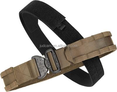 China High-Strength/Tear-Resistant/Wear-Resistance/Night Metal Buckle Belt Custom Tactical Military Belt Quick-Drying Quick Release and Molle Stone Cobra Military Tactical Belt for sale