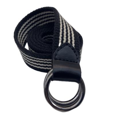 China High-strength/Tear-Resistant/Wear-Resistance/Quick-drying Double Tier Hole Canvas Iron Canvas Buckle Belt Military Tactical Style for sale