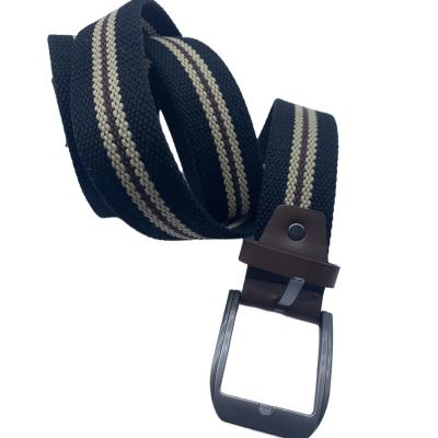 China High-strength/Tear-resistant/Wear-resistance/Quick-drying New Hot Selling Unisex Outstanding Wear Holes Leather Nylon Needle Buckle Belt for sale