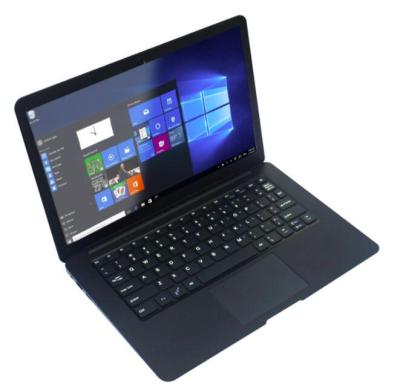 China 4g PC Mini Potable 10 Inch Quad Core 2.6GHz Win10 Computer Notebook Laptops With Black Back Cover for sale