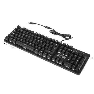 China Mechanical Gaming Keyboard Backlight 104 K30 RGB Keys Breathing Backlight Effect Color LED Light Light Keyboard for sale