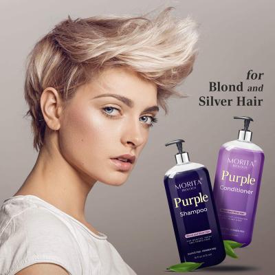 China Wholesale Color-Protecting Aixin Hair Care Natural Organic Sulfate Free Purple Shampoo and Conditioner Repair Set for Blonde Hair for sale