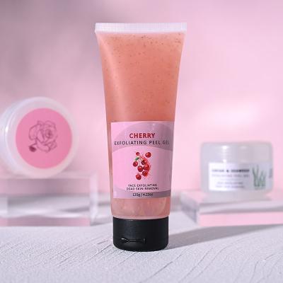 China Moisturizer Aixin Private Label 120G Organic Skin Care Scrub Exfoliate Dead Cherry Exfoliate Peeling Skin Remover Cleansing Face Gel for sale