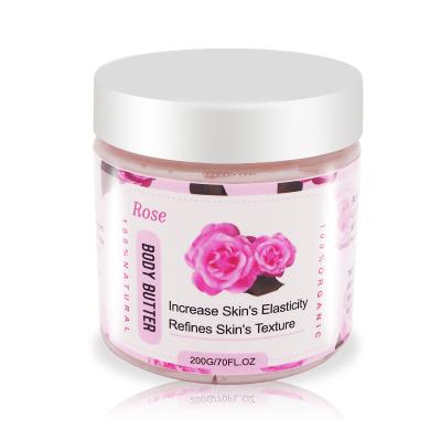 China Wholesale Natural Moisturizer Aixin Private Label Vegan Body Cream Moisturizer Whitening Pink Rose Body Butter for sale