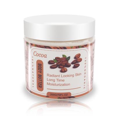 China Wholesale Organic Aixin Private Label Body Butter Whipped Moisturizer Cream Whitening Body Cream Cocoa Body Butter for sale