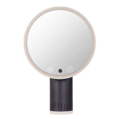 China Built-in water atomization and Led lights makeup mirror for sale