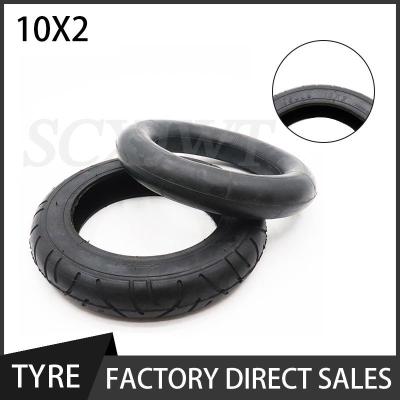 China WAnDa 10x2 tire for Xiaomi Mijia M365 MI electric scooter 10 inch tire inner tube inflation tire upgraded thicker 10X2 for sale