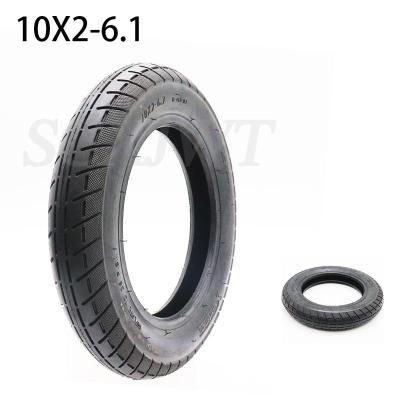 China 10x2 Tire Bike Heavy Duty 10*2-6.1 Inner And Outer Tire For Bike Tricycle Baby Stroller 3 Wheel Bicycle 10x2-6.1 for sale