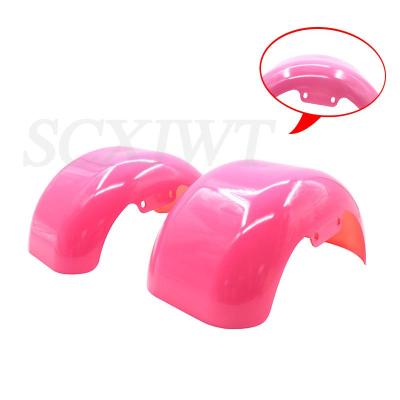 China Parts Plastic Shell Flaps 1psc Pink Color Front And Rear Fender Mudguards For Small Citycoco Harley Scooter Accessories 1 PCS PINK for sale