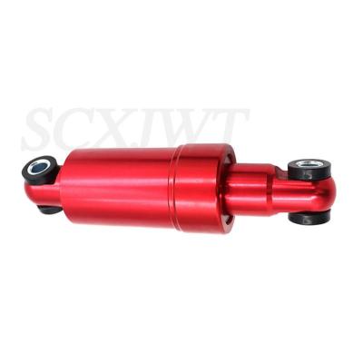 China 110/125/150mm Electric Bicycle Shock Absorber Rear Suspension Suitable For 49cc Scooter Pocket Bicycle Folding Electric Bicycle 125mm Red for sale