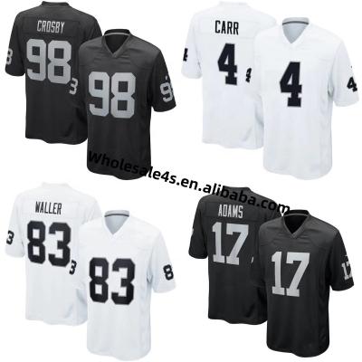 China Wholesale Antibacterial Men's Antibacterial Jersey Men's Las Vegas United States Football Stitched Uniform 17 Davante Adams 4 Derek Carr for sale