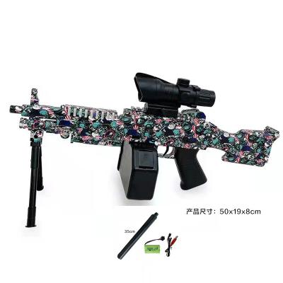 China M249 Electronic Toy Water Gel Beads Outdoor Toy Electric Gel Water Ball Rifle Gun Gel Blaster Gun for sale