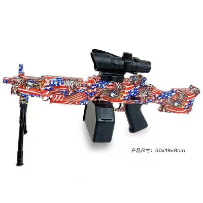 China M249 Electronic Toy Water Gel Beads Outdoor Toy Electric Gel Water Ball Rifle Gun Gel Blaster Gun for sale